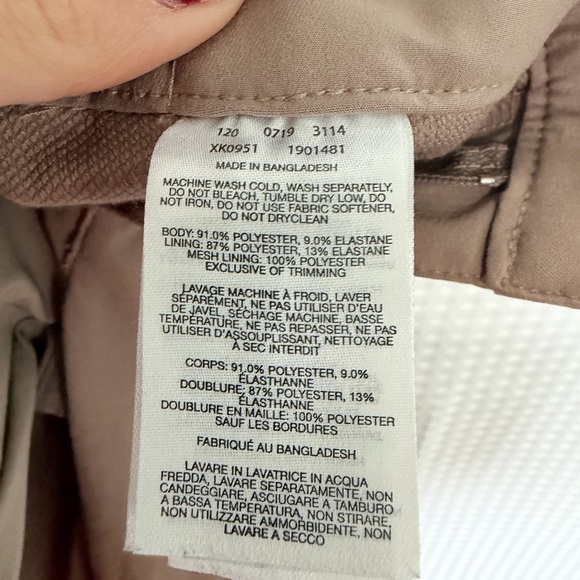 Columbia Taupe Stretch Cropped Hiking Pants Women’s Zip Pockets | 2/34 - Picture 8 of 8